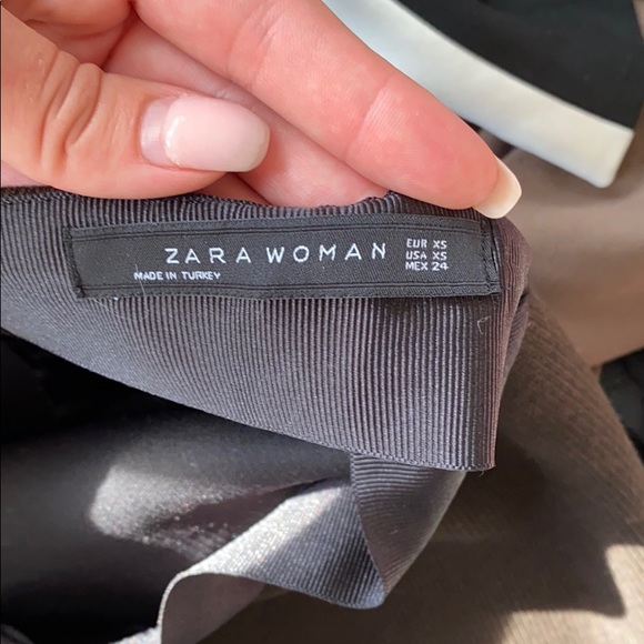 ZARA A-line skirt in brown - Picture 3 of 3